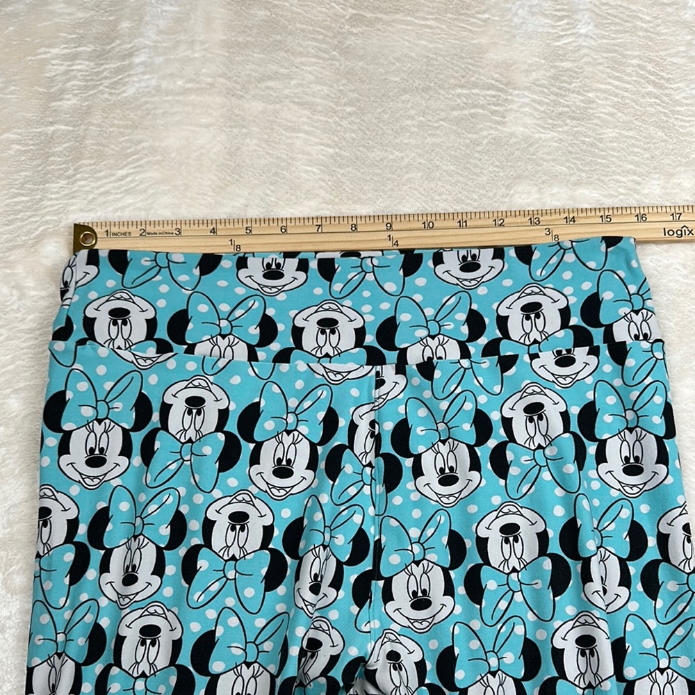 Disney Blue and Black Minnie Mouse Leggings - Picture 3 of 5